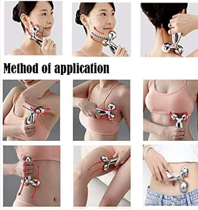 3D Face & Body Roller Massager