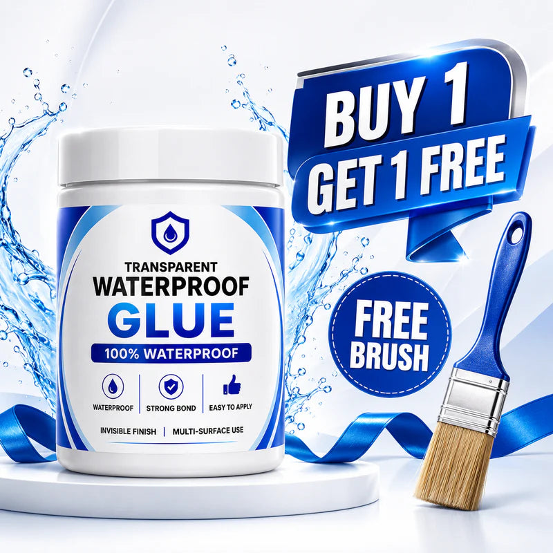 Transparent Waterproof Glue + Free Brush © ( BUY 1 GET 1 FREE )